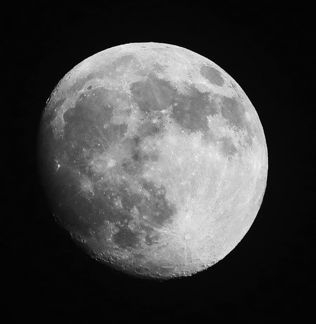 Mondaufnahme Mondaufnahme. Aufgenommen am 17.01.2011